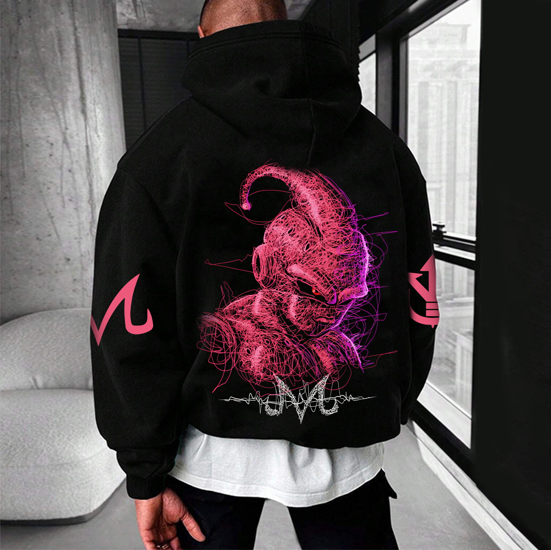 Unisex Anime Graphic Streetwear Vintage Hoodie