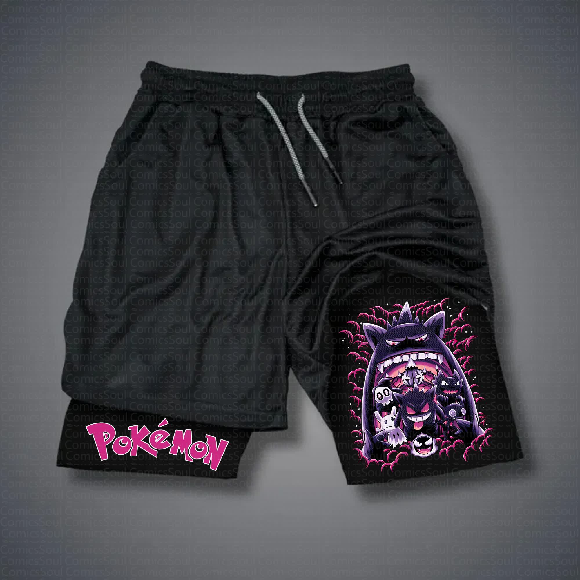 Unisex Casual Anime Streetwear Shorts 丨Comicssoul