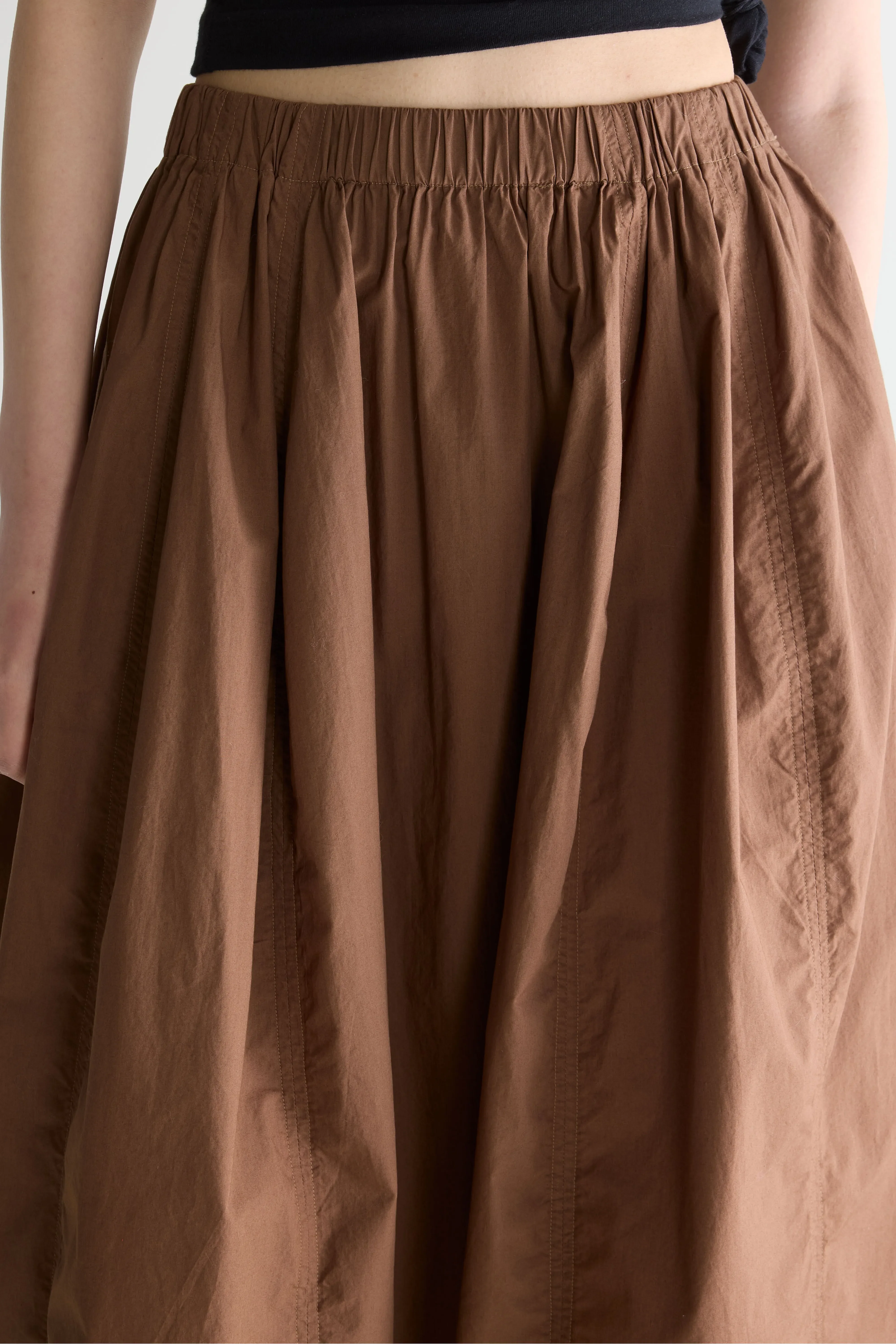Bellerose Cinley midi skirt (261 / W / CHOCOLATE)