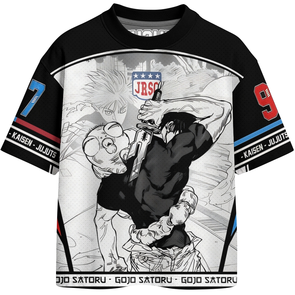 Crew Neck Football Jersey Jujutsu Kaisen