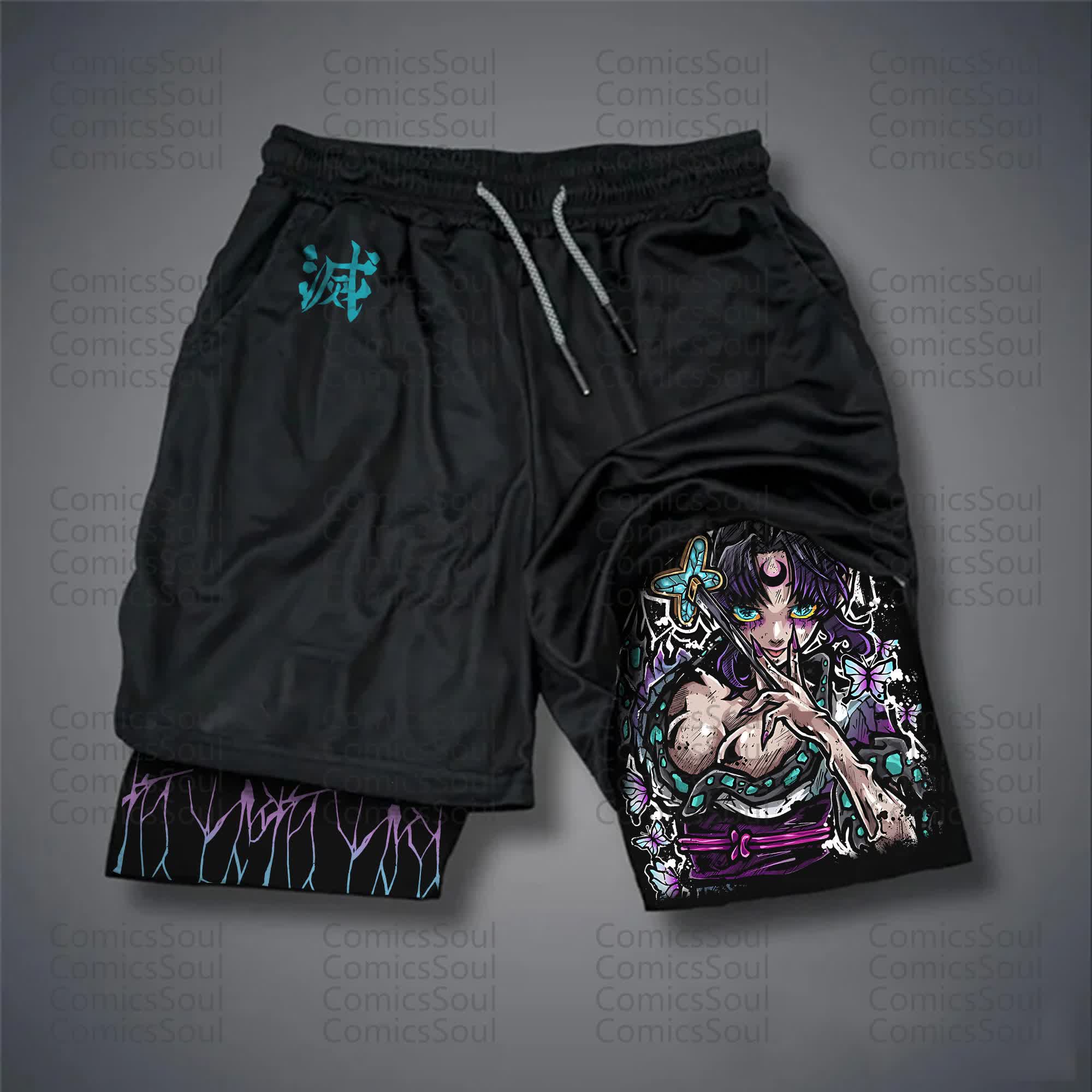 Unisex Casual Anime Streetwear Shorts 丨Comicssoul