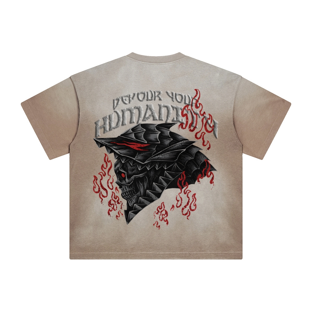 Unisex Anime Inspired Vintage T-Shirt TeeThreads Sustain the Scene with Custom Apparel