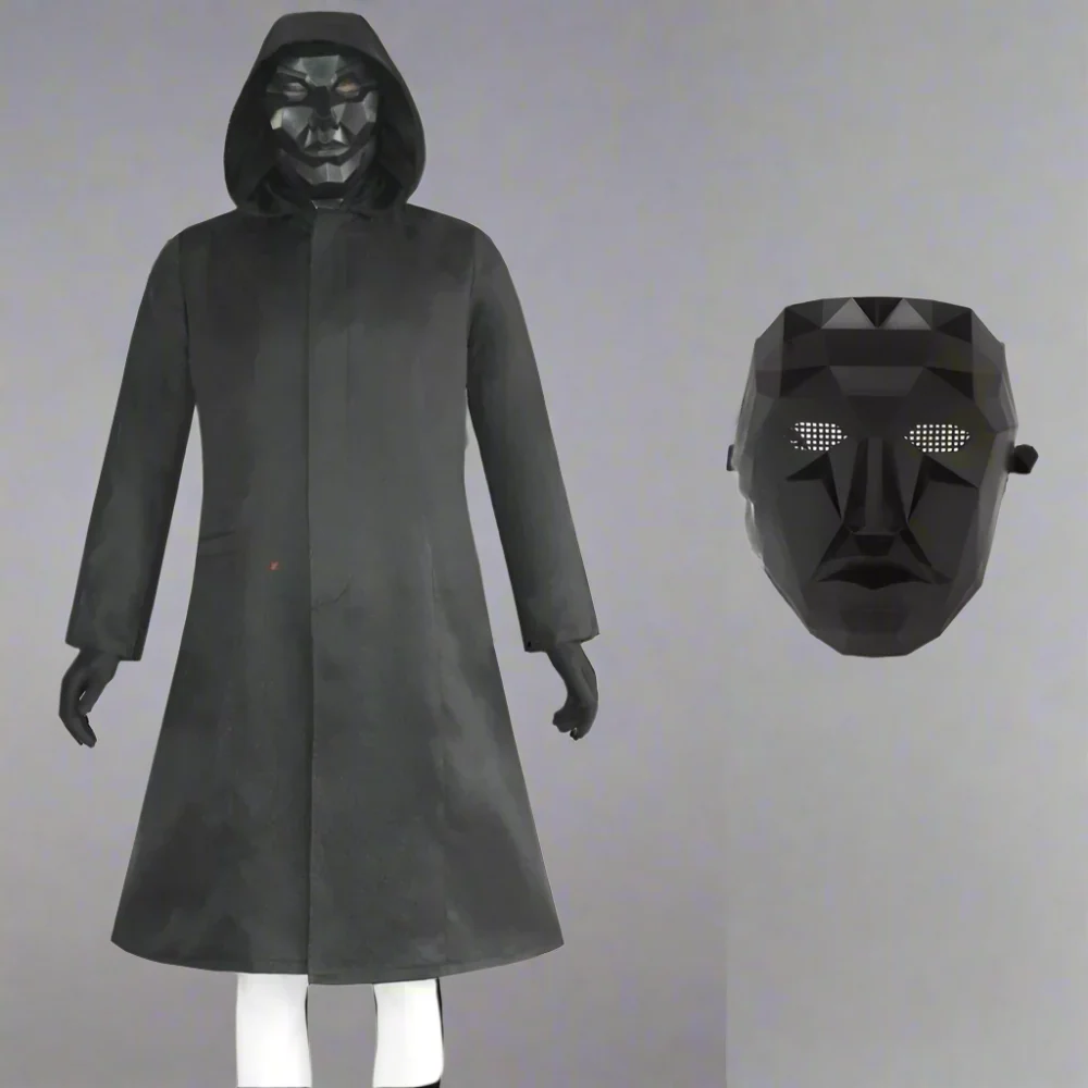 Halloween Costume Adult Guard Mask Jumpsuit Outfit - Image 13 Halloween Costume Adult Guard Mask Jumpsuit Outfit - Image 13