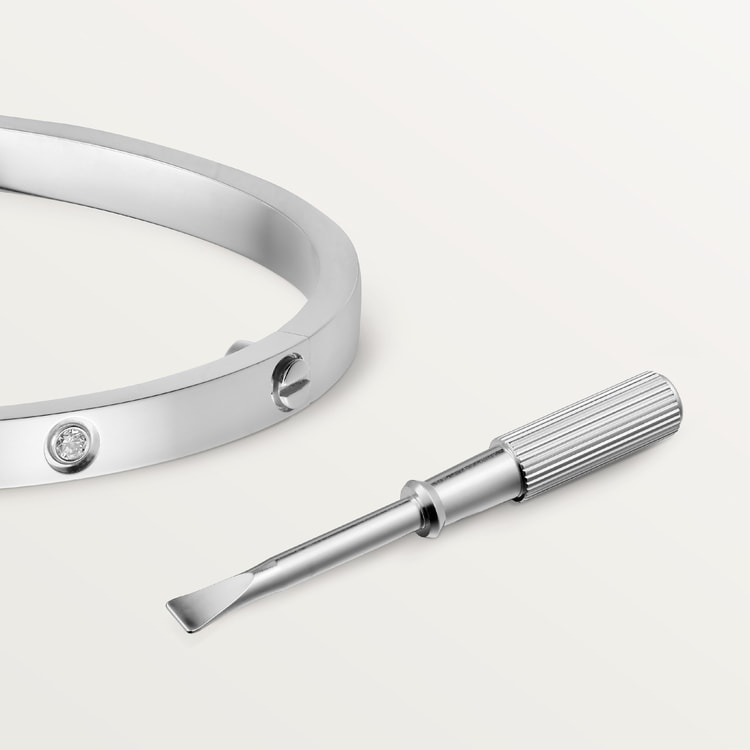 Replicate LOVE bracelet, small model, 6 diamonds(1:1 replica) - Original Replica Club