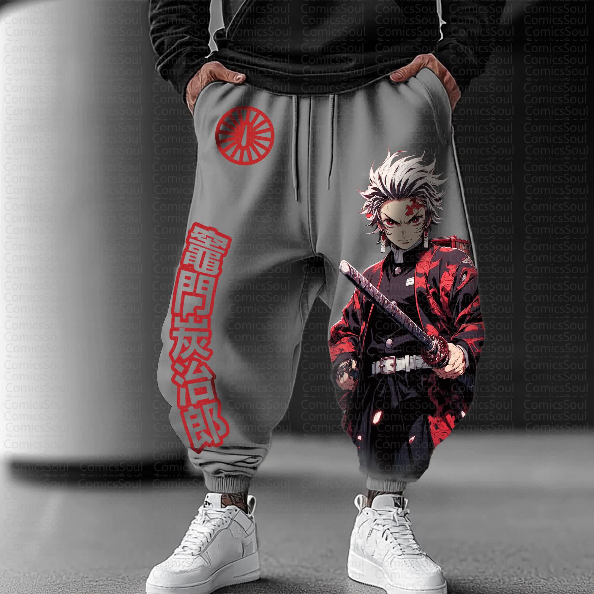 Unisex Anime Inspired Vintage Pants丨Comicssoul