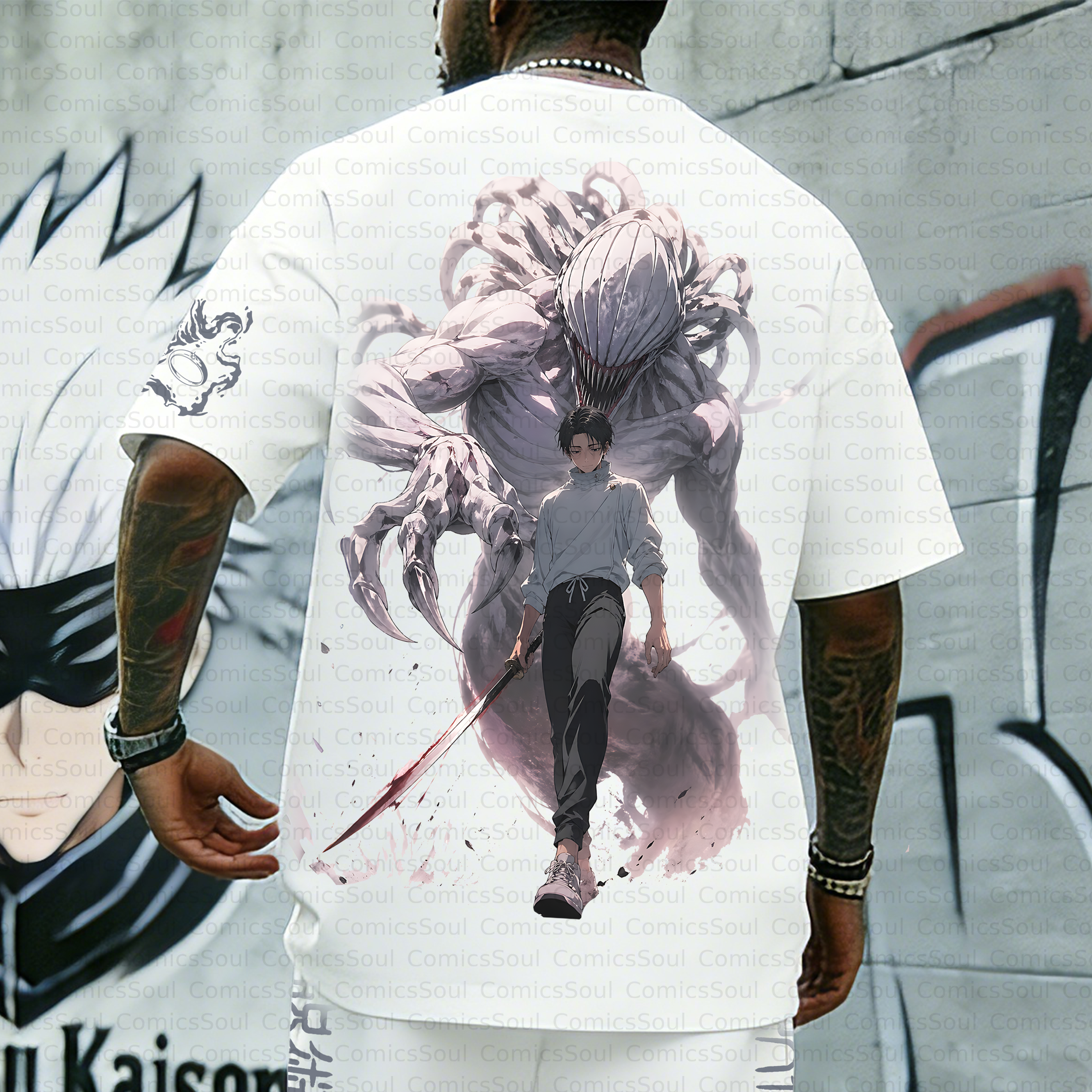 Unisex Anime Inspired Vintage T-Shirt
