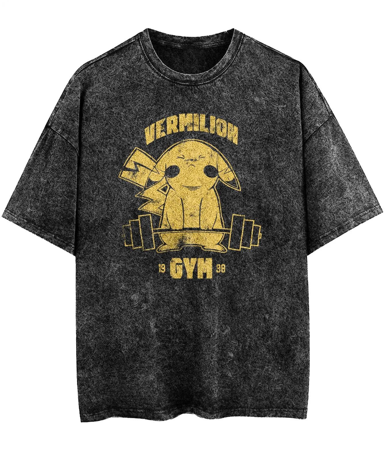 Unisex  “Comicssoul” Pikachu Gym Vintage T-Shirt