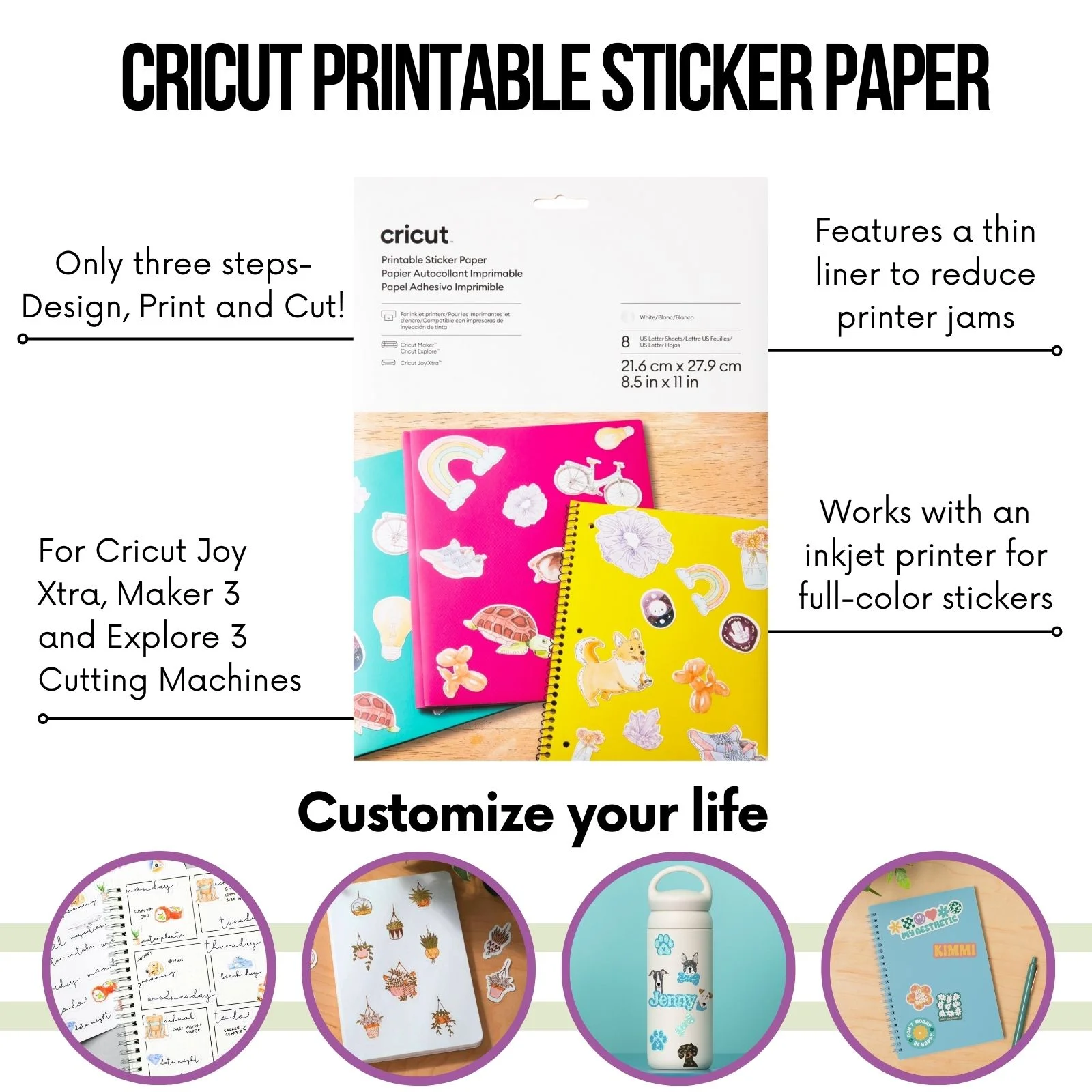 Cricut Joy Xtra Die-Cutting Machine Sticker Edition Bundle, White- New Walmart Exclusive - Image 41