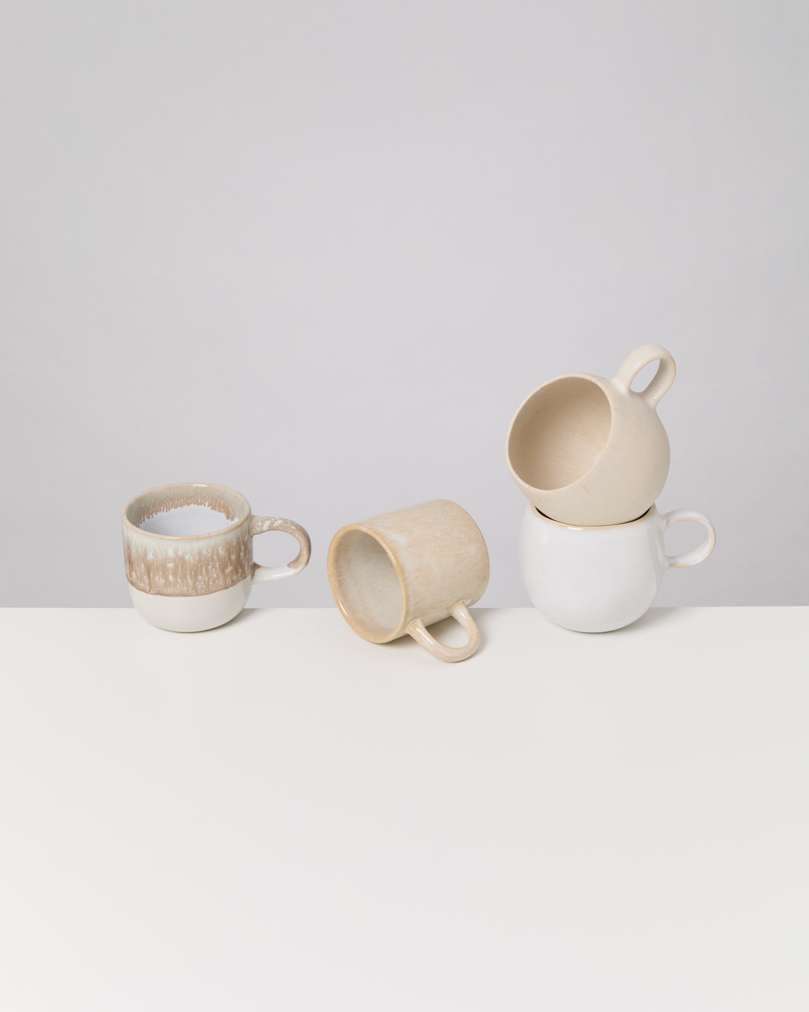 Tasse groß Sand Harmony sand 4er-Set