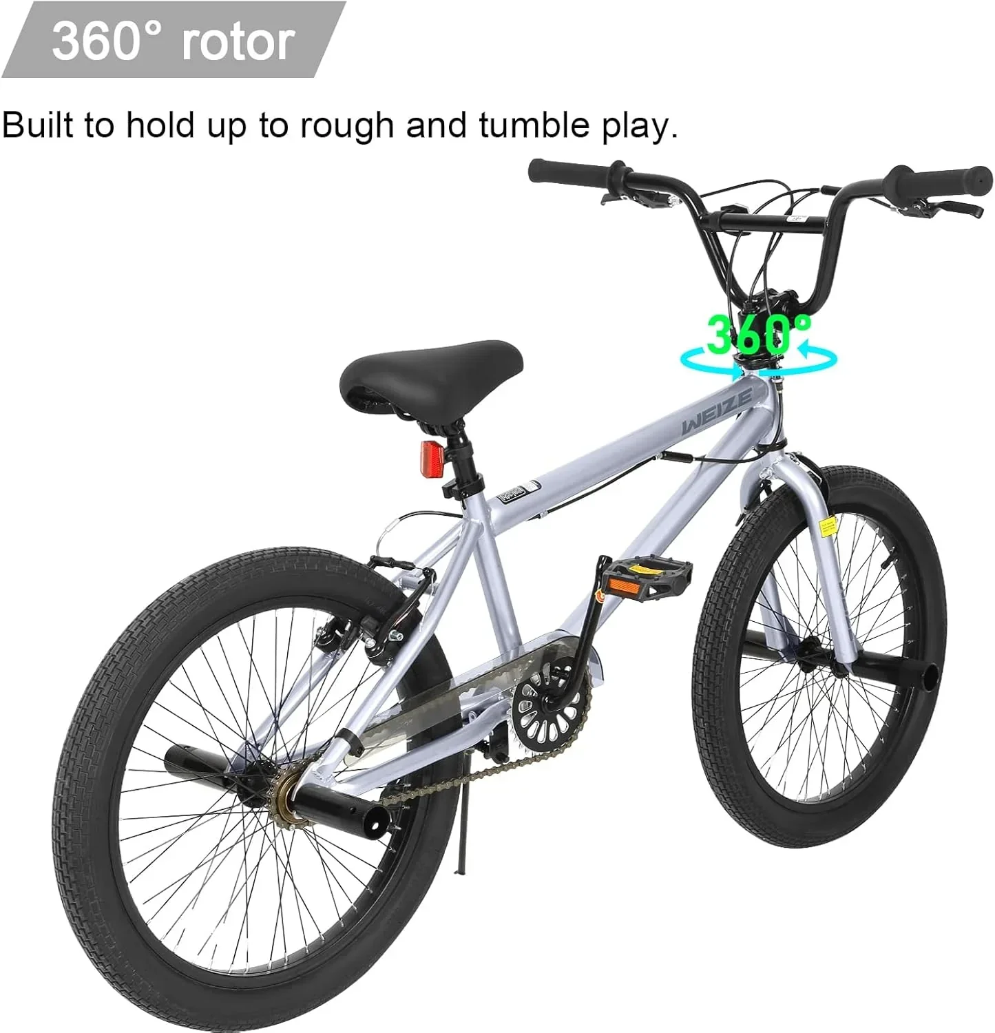 WEIZE Freestyle BMX Bike 20 Inch With 360 Degree Rotor - Image 6 WEIZE Freestyle BMX Bike 20 Inch With 360 Degree Rotor - Image 6