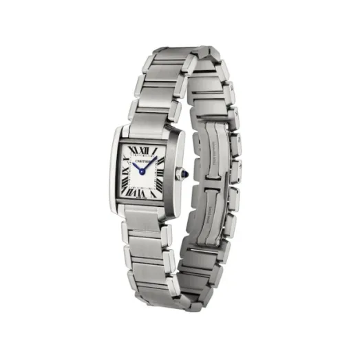 Cartier Tank Française Women Quartz Silver Stainless Steel Watch W51008Q3