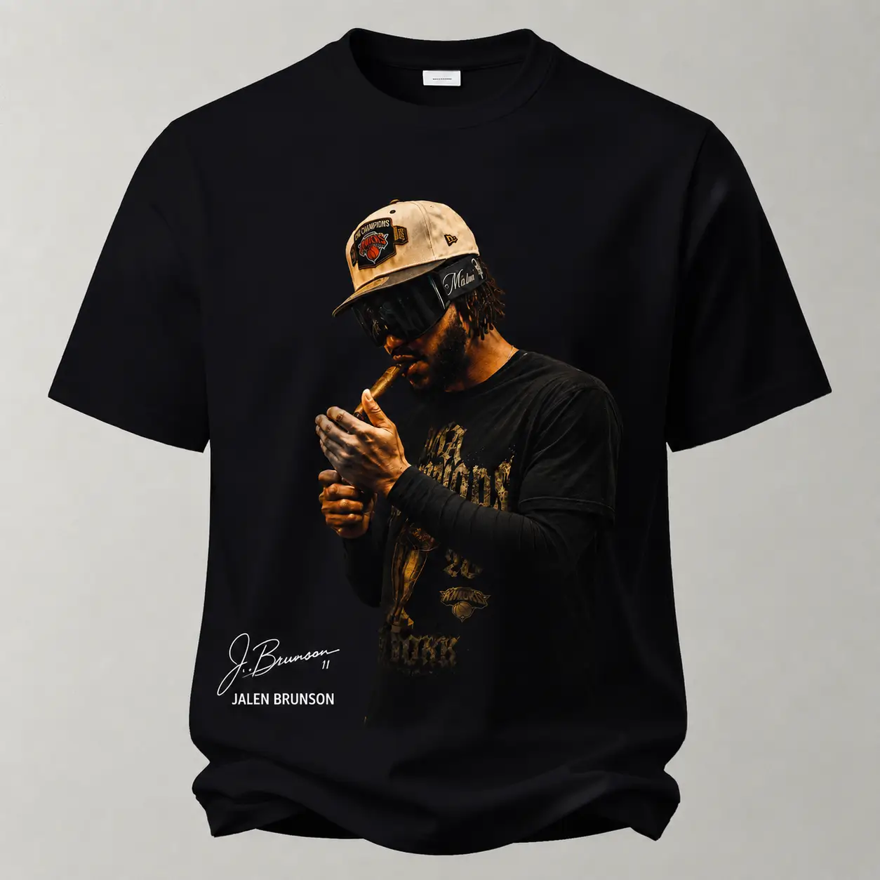 Celebration with Cigar Printed Unisex Oversized T-shirt