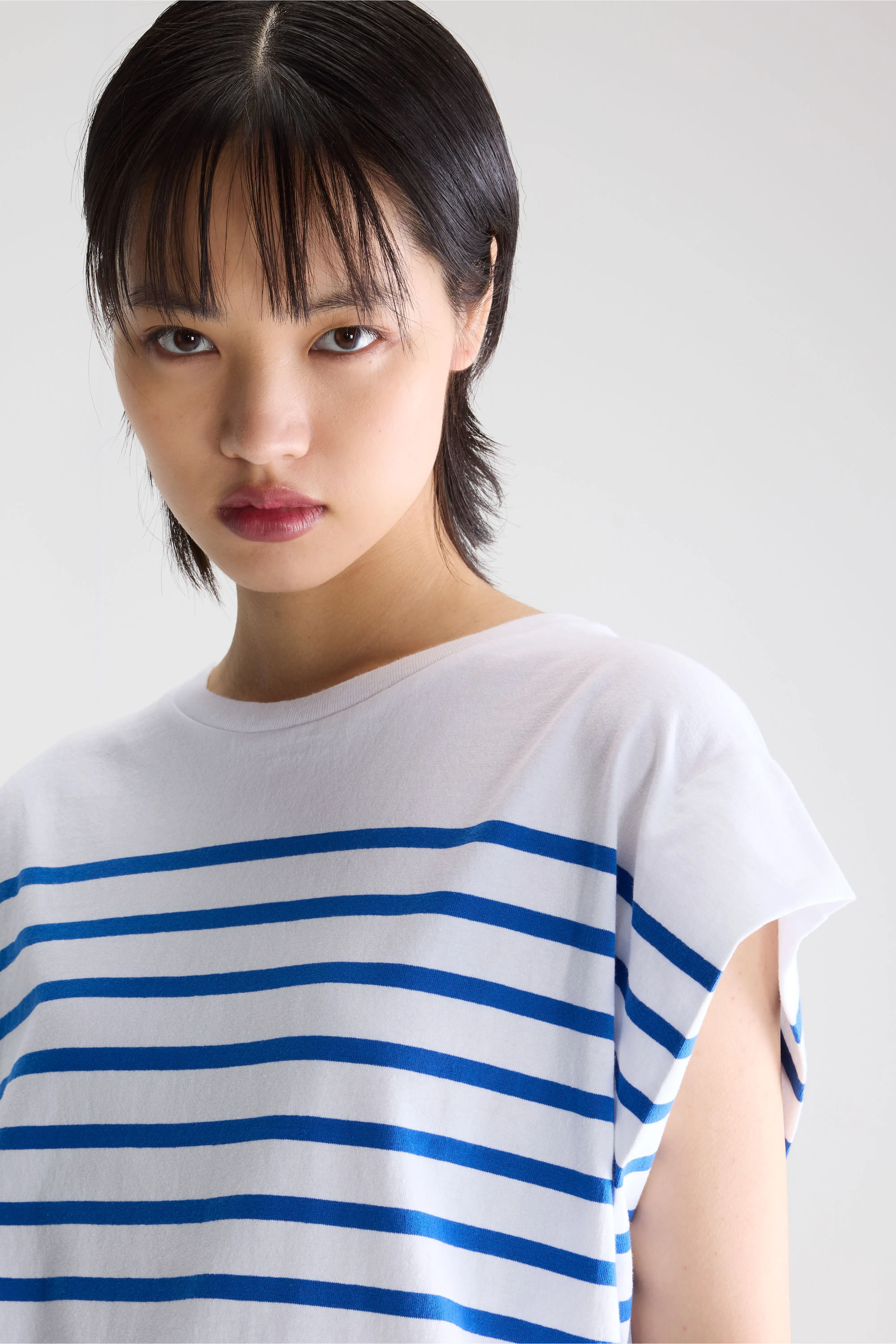 Bellerose Vice sleeveless t-shirt (261 / W / STRIPE A)