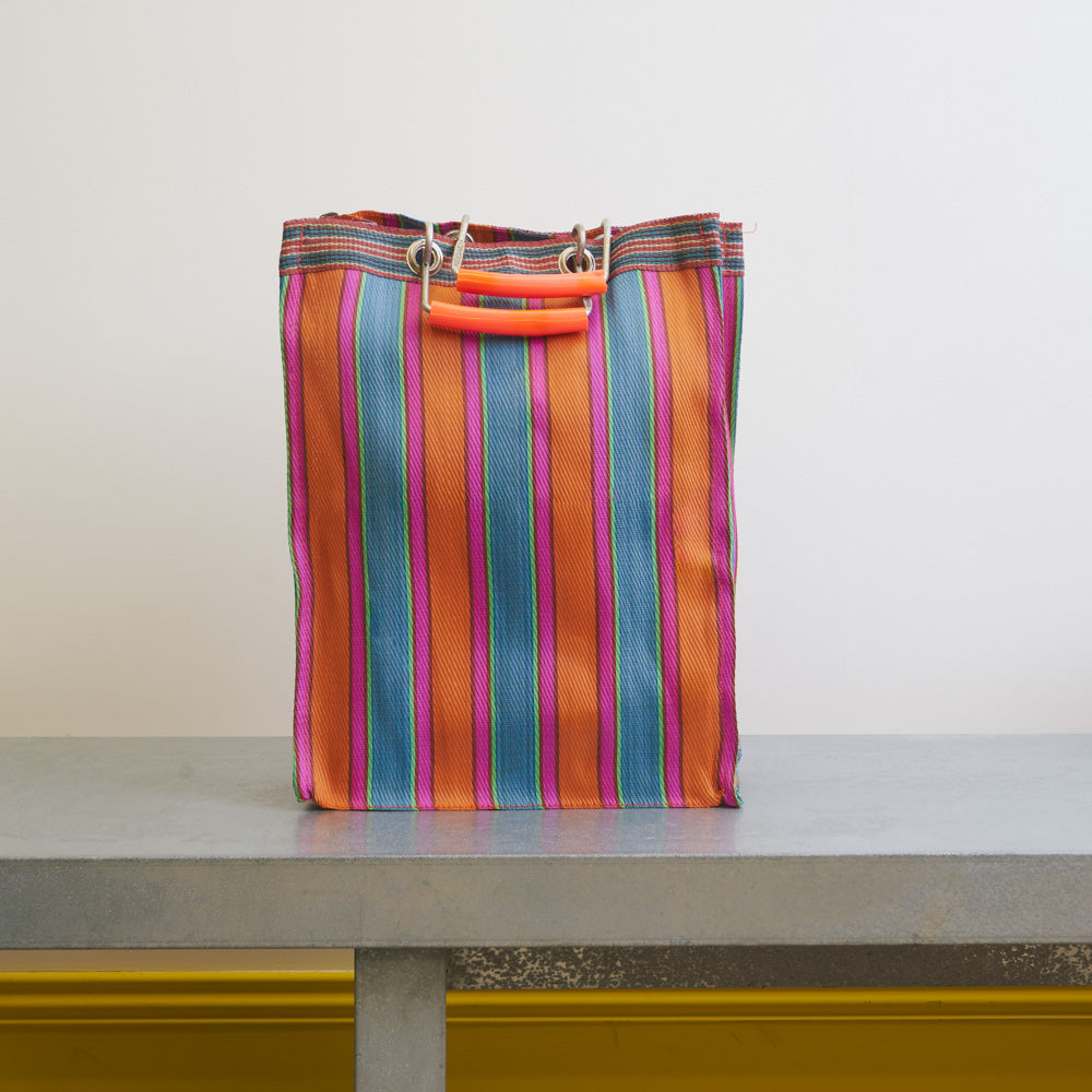 Panier Haut - Orange & Rose