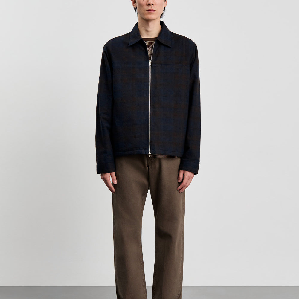 Another Aspect - Veste 3.0 - Marine Marron Check