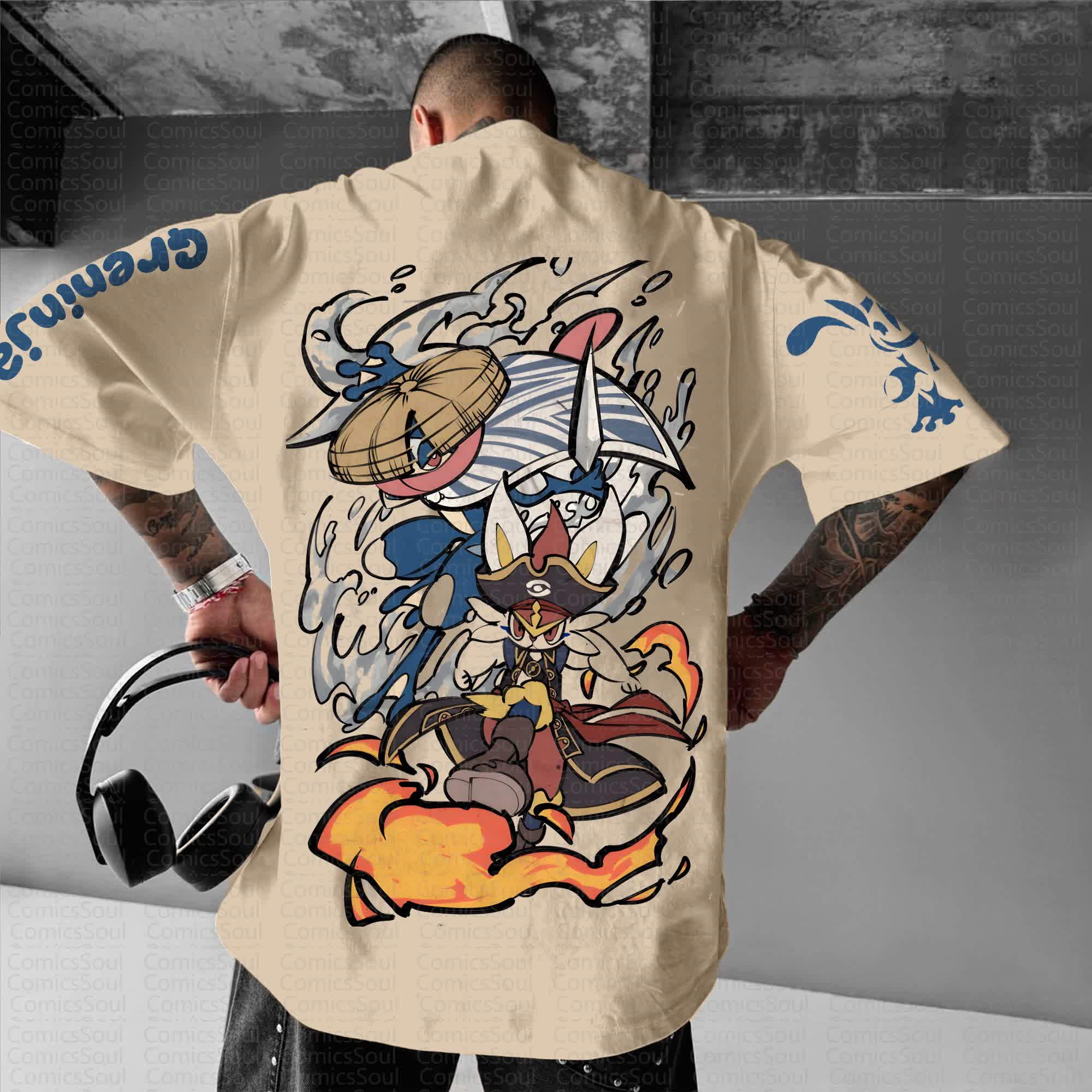 Unisex Anime Inspired Vintage T-Shirt丨Comicssoul