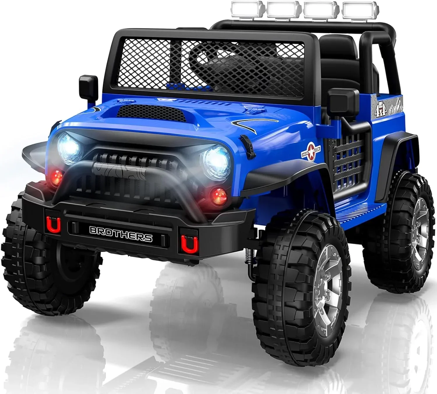 L8 Ride On Car 2 Seater 12V Kids Electric Car Remote Control 4-Wheel Suspension Bluetooth Speaker