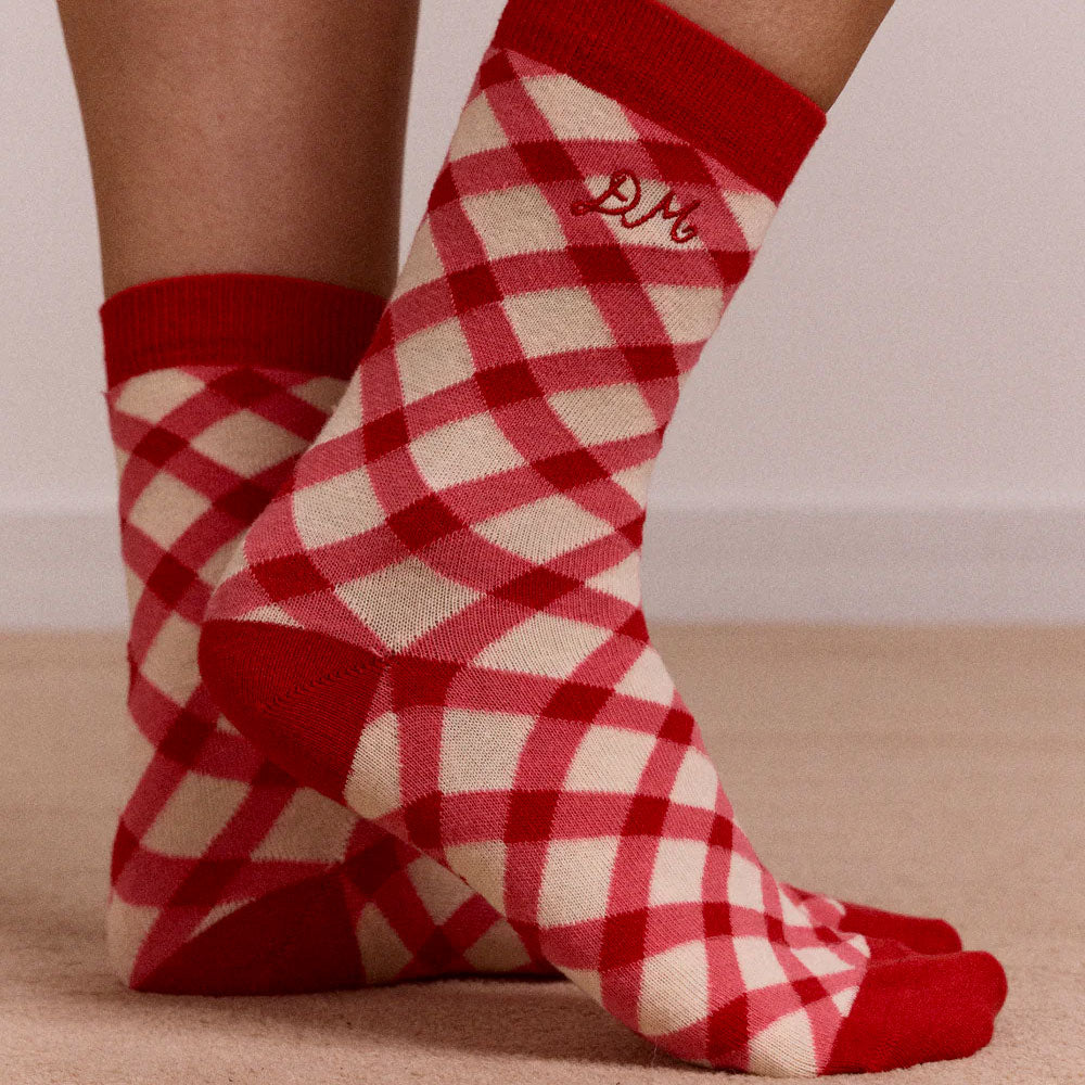 Damson Madder - Chaussettes Lot de 2 - Vichy