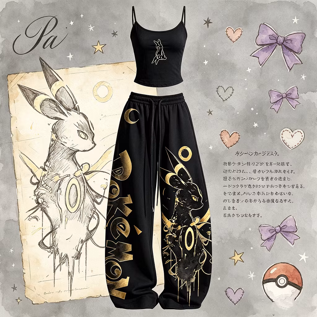 Pokémon Top & Elasticated Trousers Two-Piece Set
