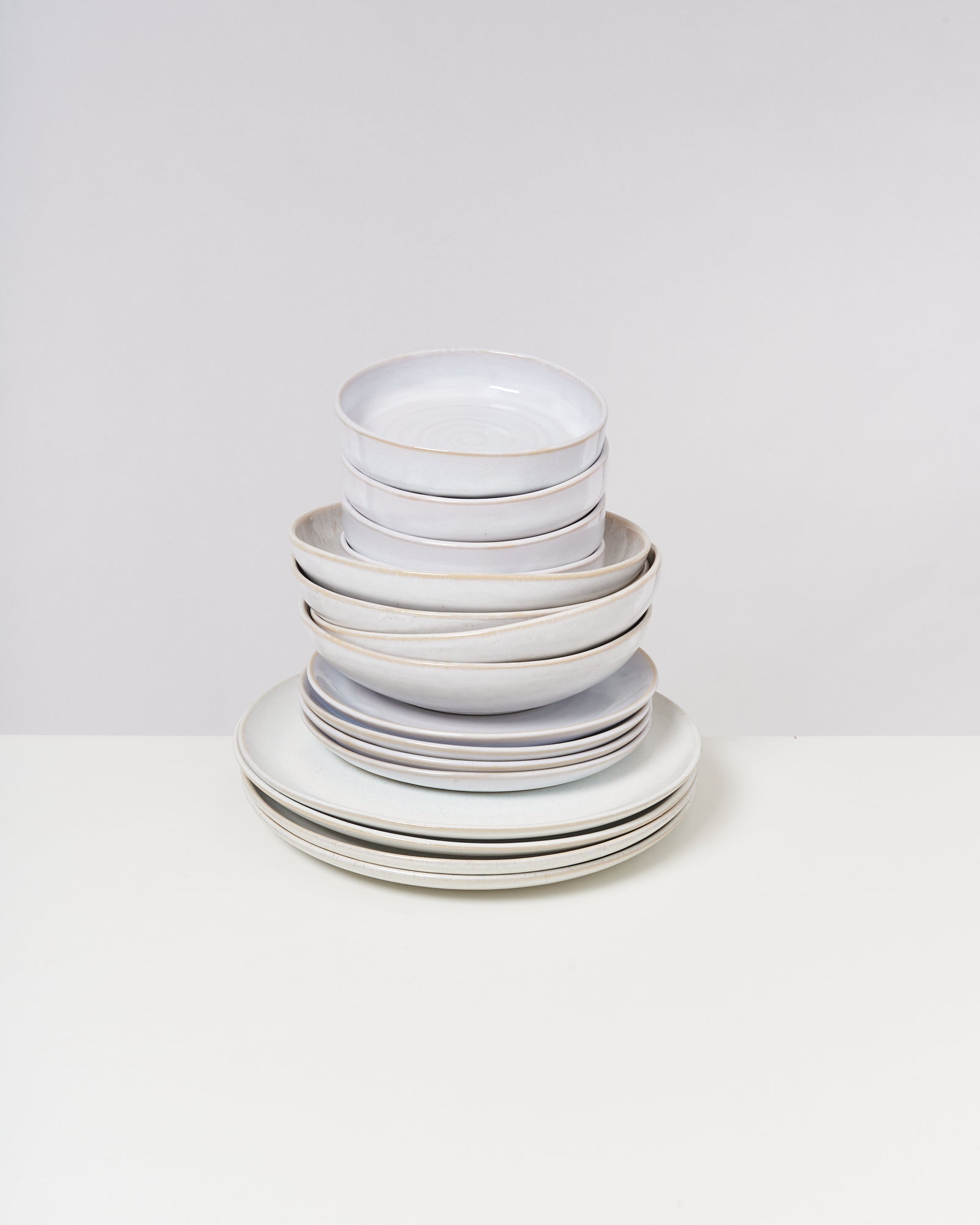Geschirr-Set classic All white weiß 16-teilig
