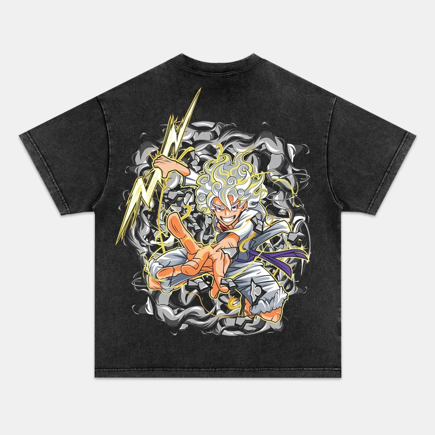Unisex Anime Inspired Vintage Washed T-Shirt丨Comicssoul
