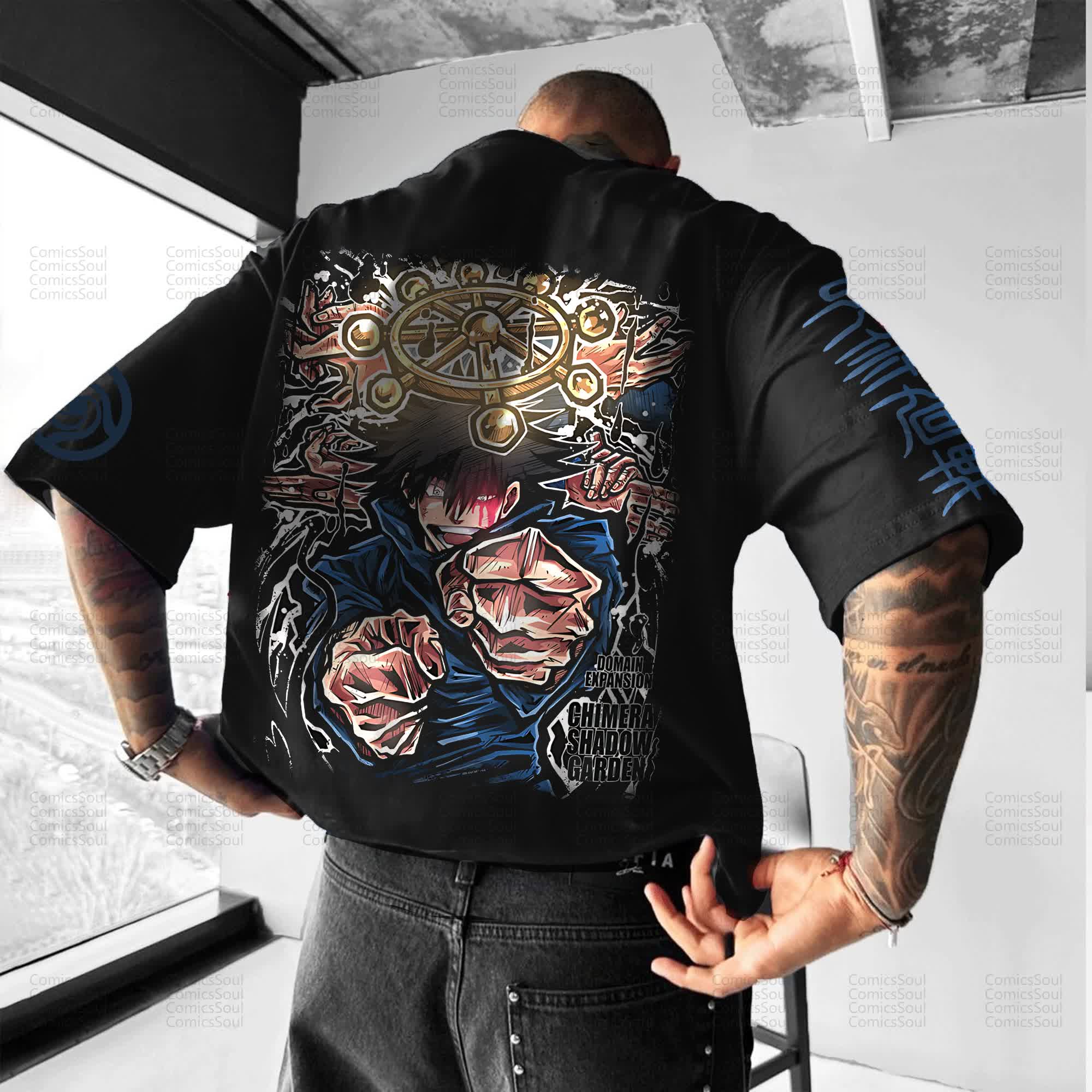 Unisex Anime Inspired Vintage T-Shirt丨Comicssoul