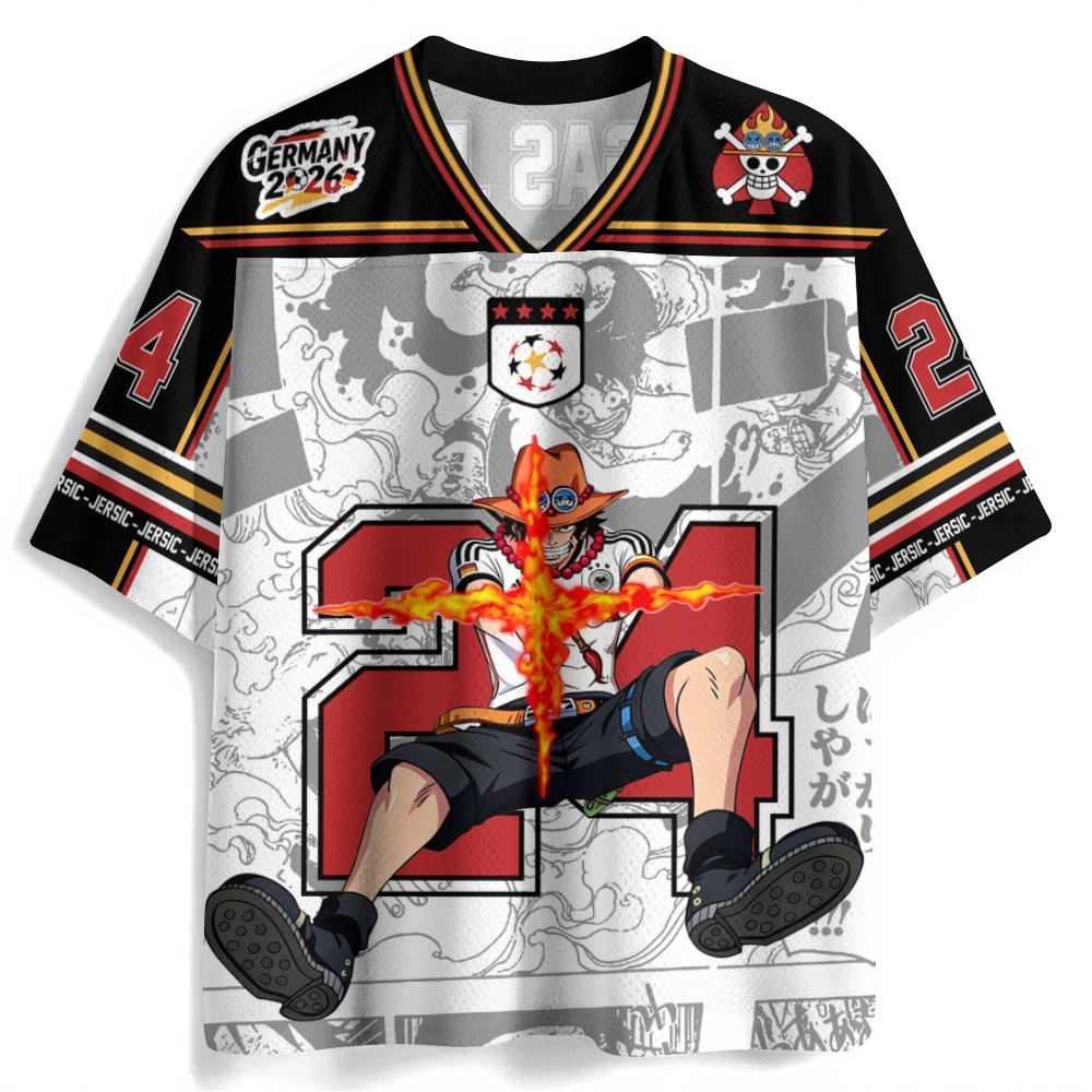 One Piece Anime Football Jersey