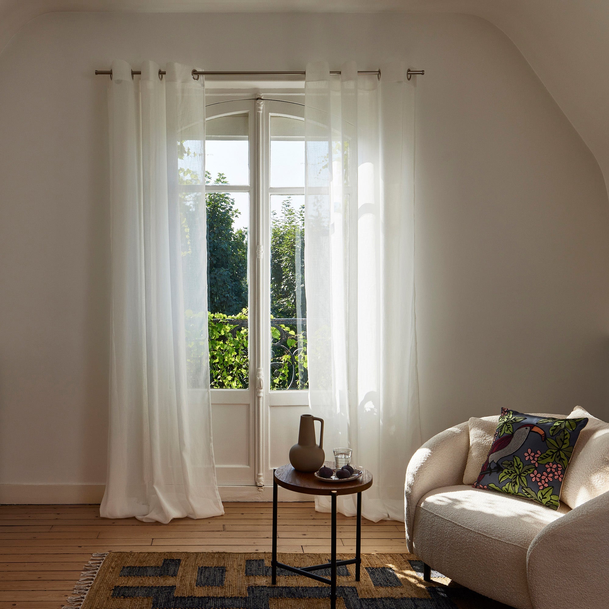 MADURA - Veiling wit 145x350 cm