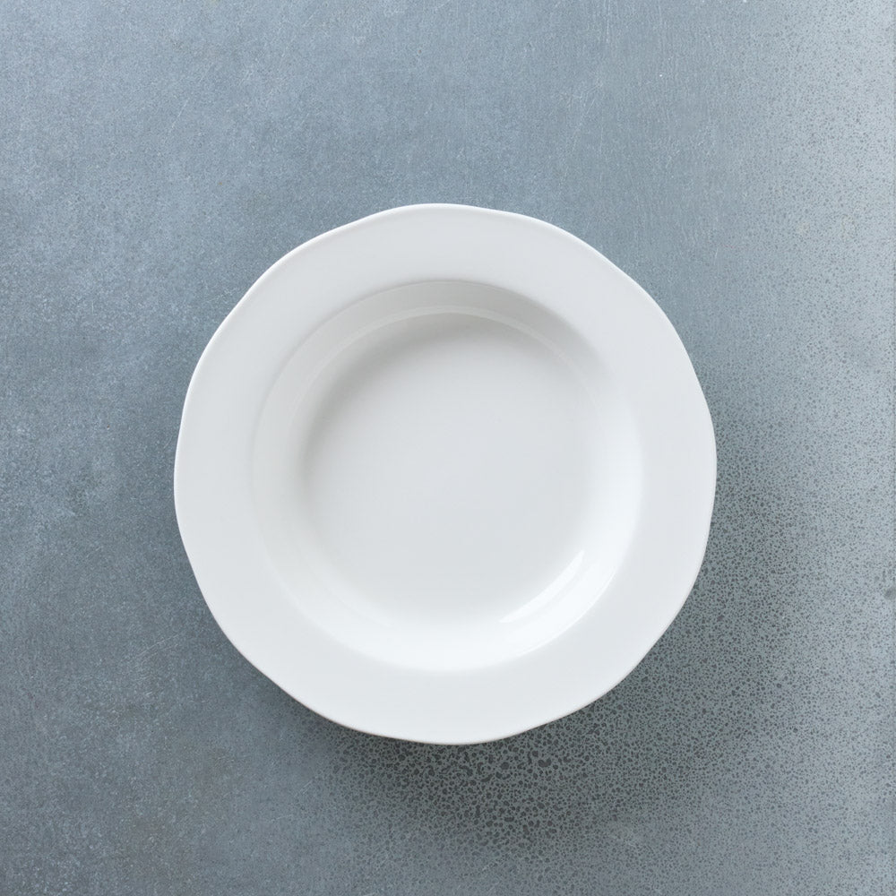 Assiette creuse Silhouette - Blanc