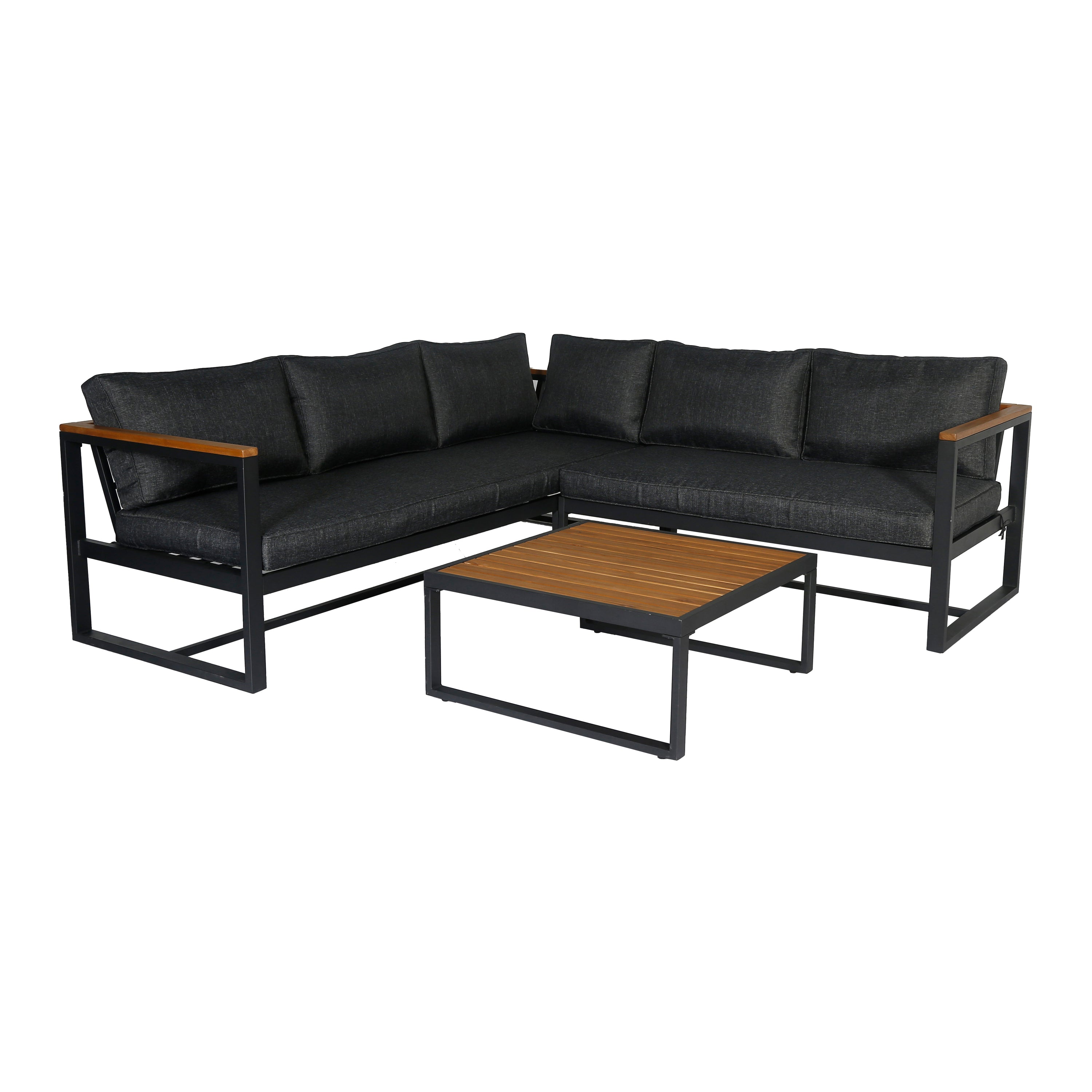 Blokker Slender Loungeset - Acaciahout