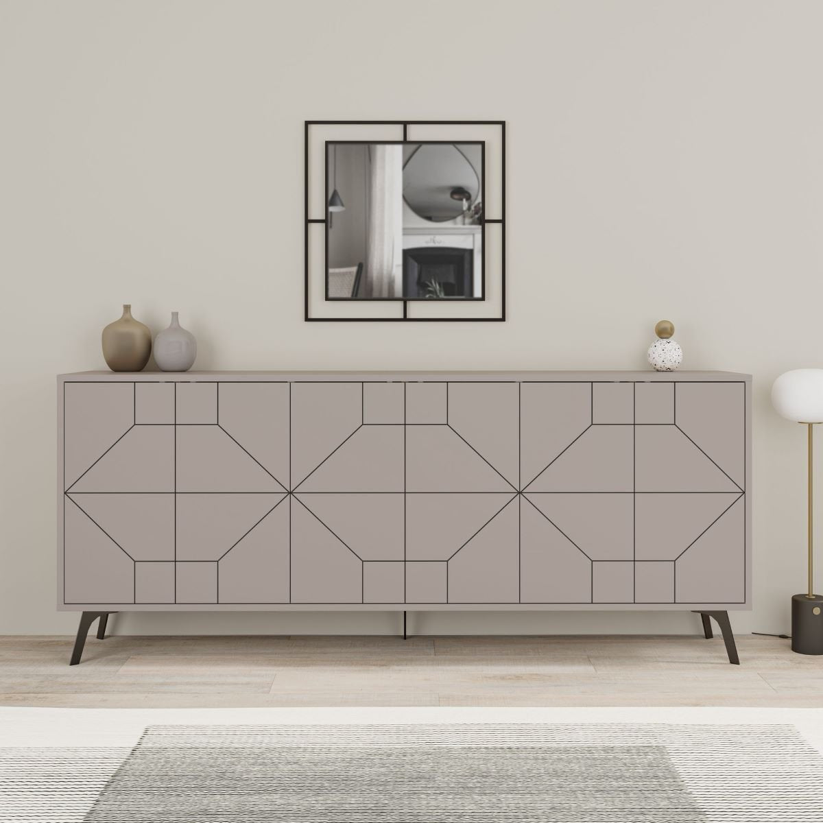 Calicosy - DUNE Buffet met 6 versierde - H77,4 cm