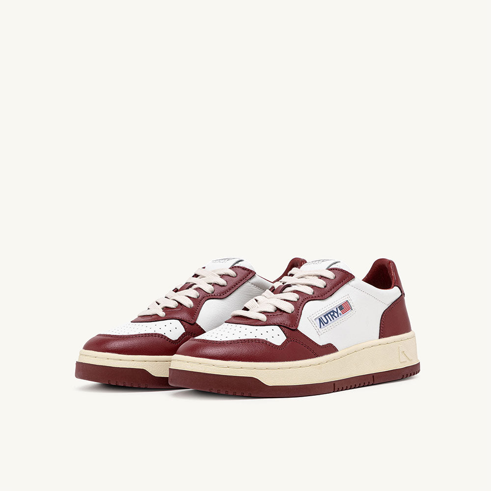 Autry - Baskets Medalist Low Bicolore - Bordeaux