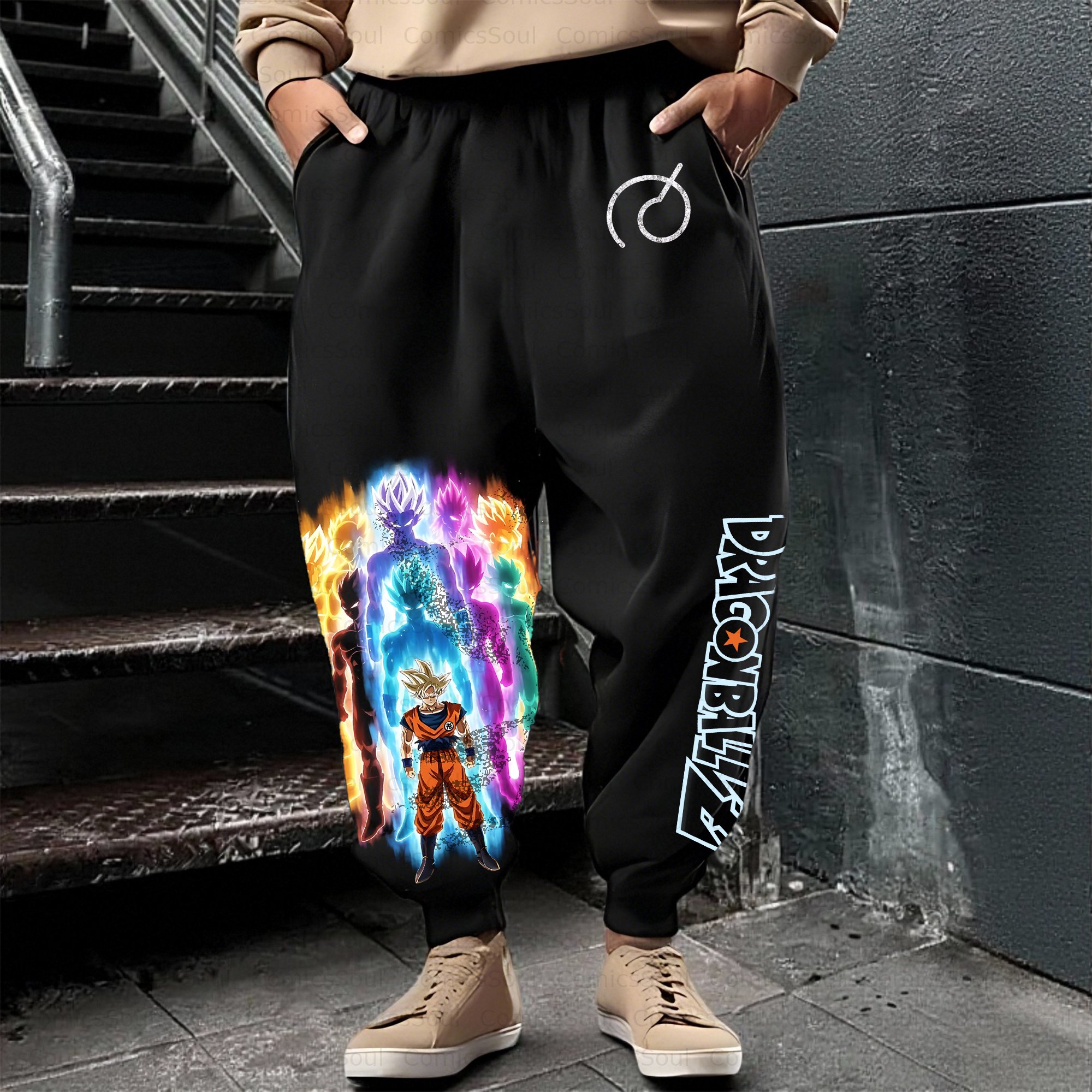 Unisex Casual Anime Streetwear Pant