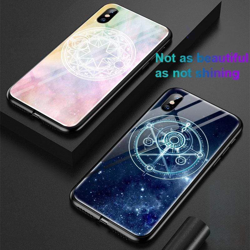 Incoming call flash Magic array Colorful phone case for IPHONE 7/8  7plus/8plus/X/XS/XS/MAX /XR