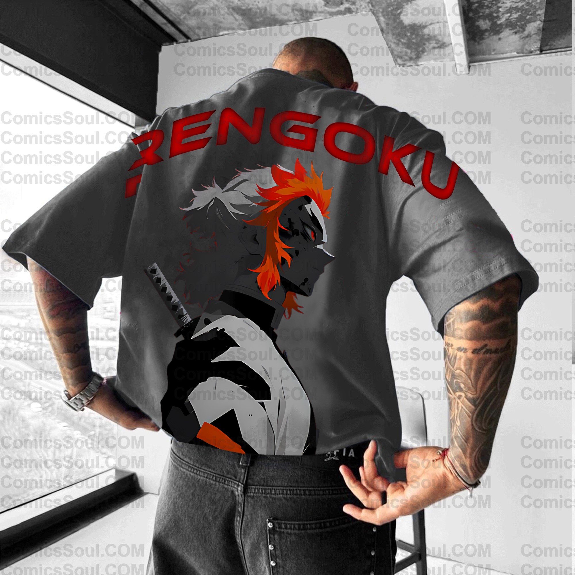 Unisex Anime Inspired Vintage T-Shirt