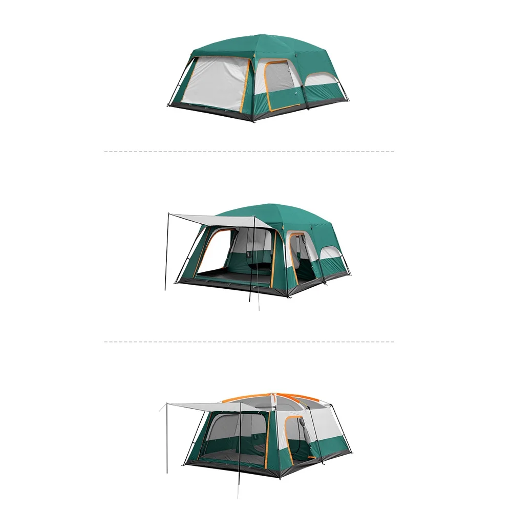 Eccomum 12-Person Family Cabin Tent with Divided Curtains - Image 17