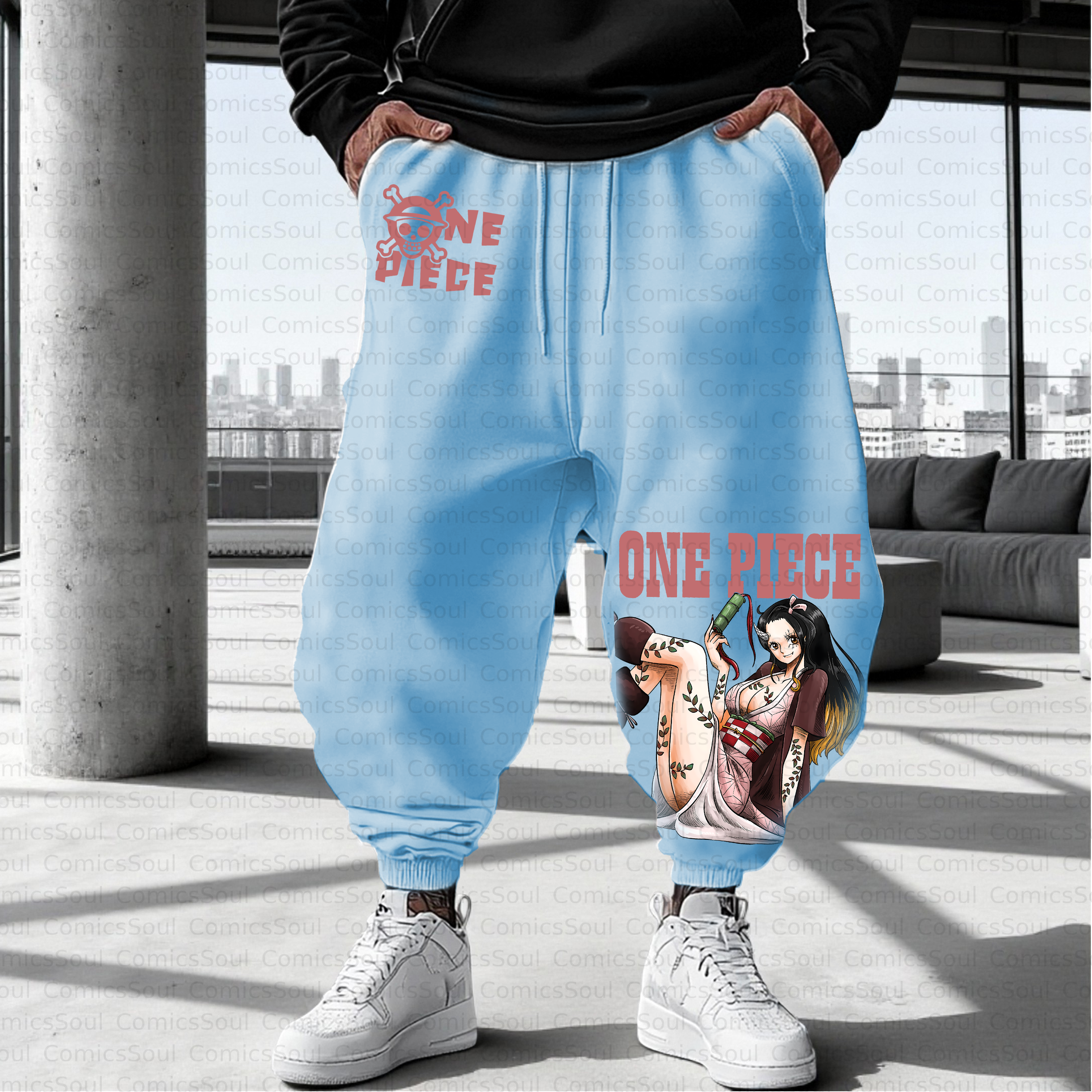 Unisex Casual Anime Streetwear Pant