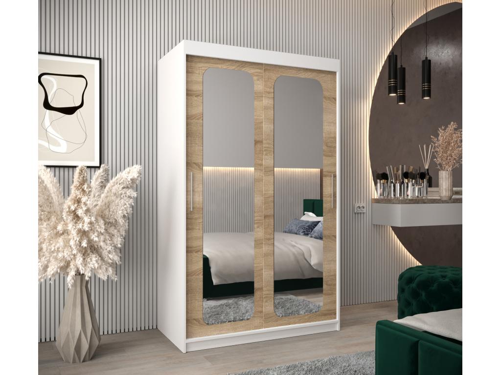 ARMARIO T3 DE PUERTAS CORREDERAS 200/120/62 2 puertas blanco/Nestliq