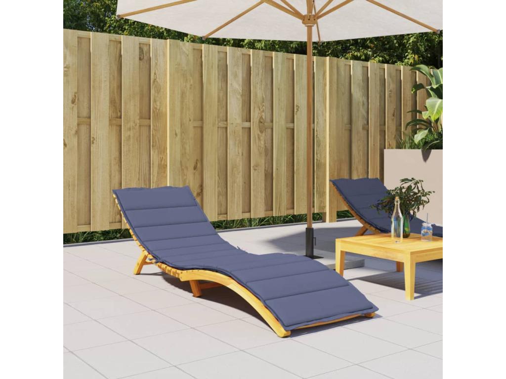 Cojín para tumbona tela Oxford azul marino