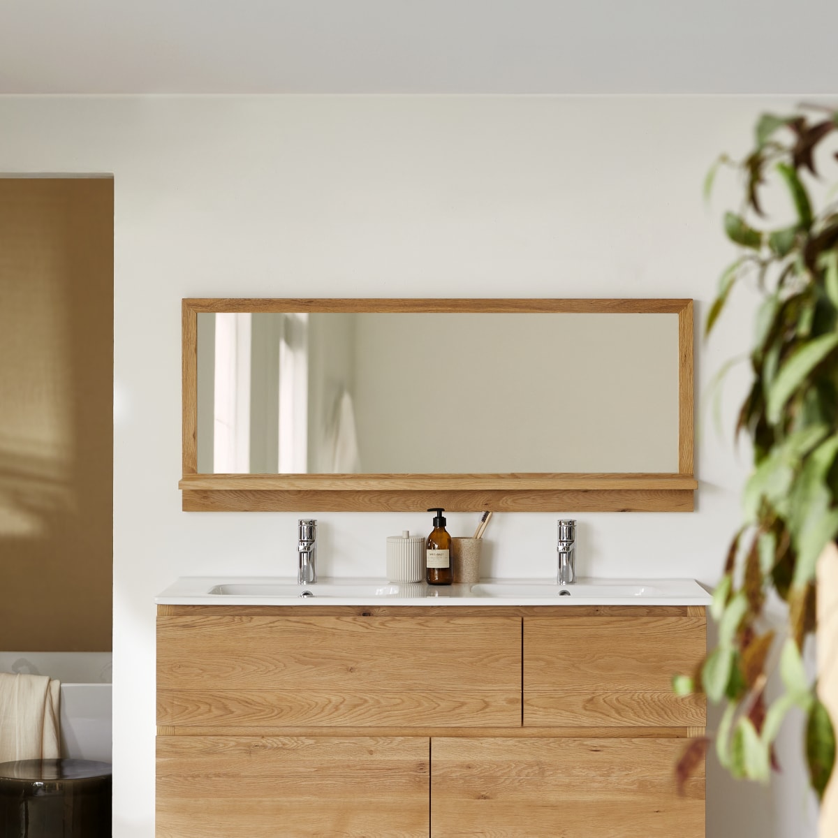 Tikamoon - Easy - Eikenhouten spiegel 120x50 cm