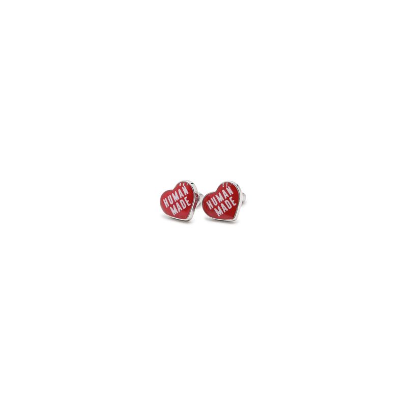HUMAN MADE HEART EARRINGS
