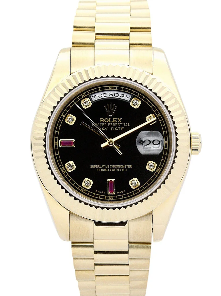 Rolex Day-Date 36mm Black Dial 118238