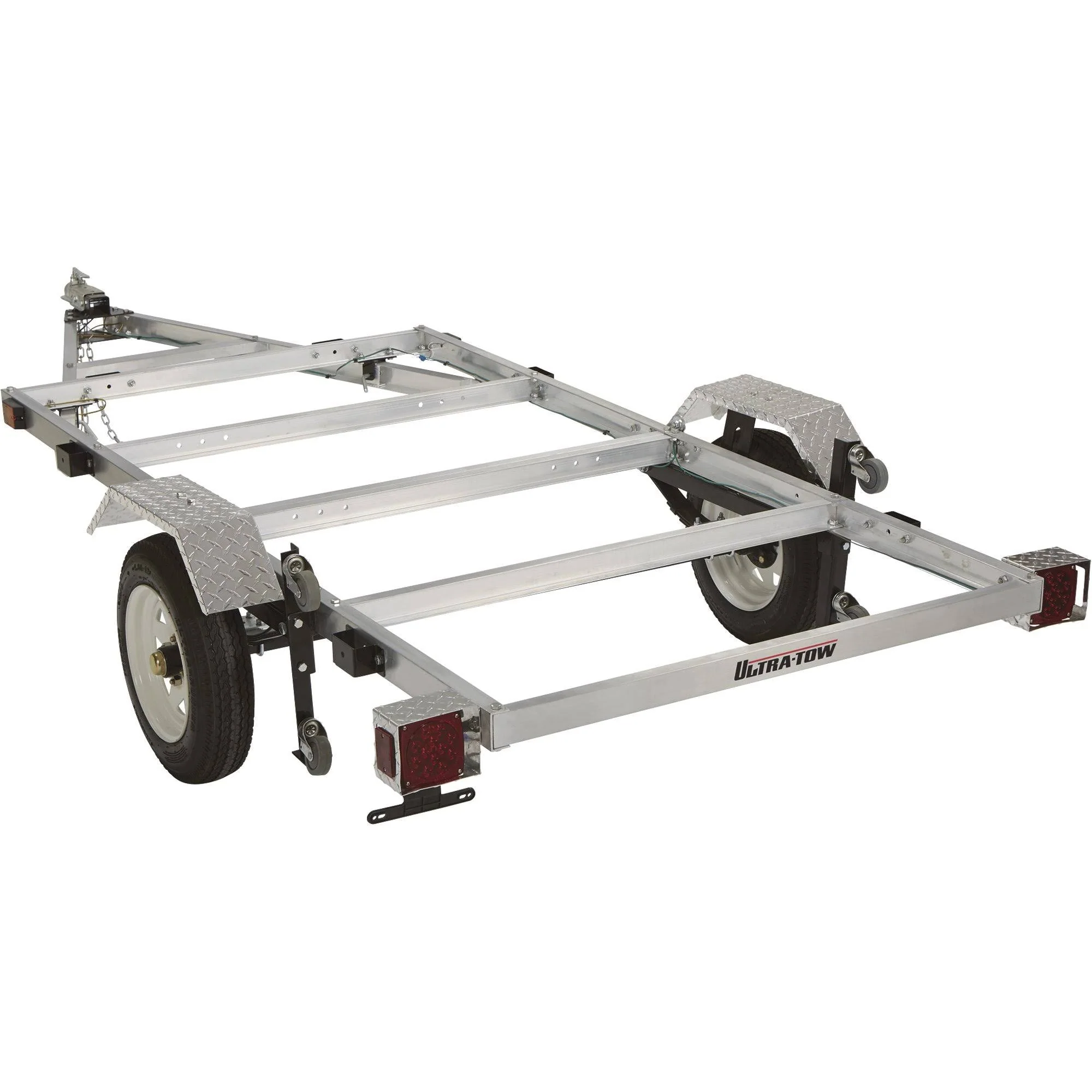 Ultra-Tow 4ft. x 8ft. Folding Aluminum Utility Trailer Kit-1170Lb. Load Capacity 3806S109