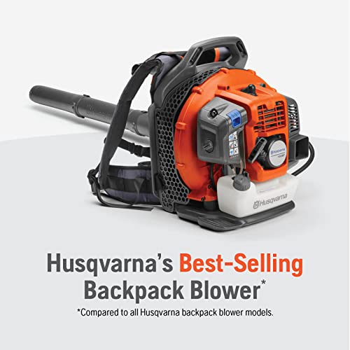 Husqvarna 150BT Gas Backpack Leaf Blower, 51cc 2.16HP, 765CFM 270MPH, Ergonomic Design