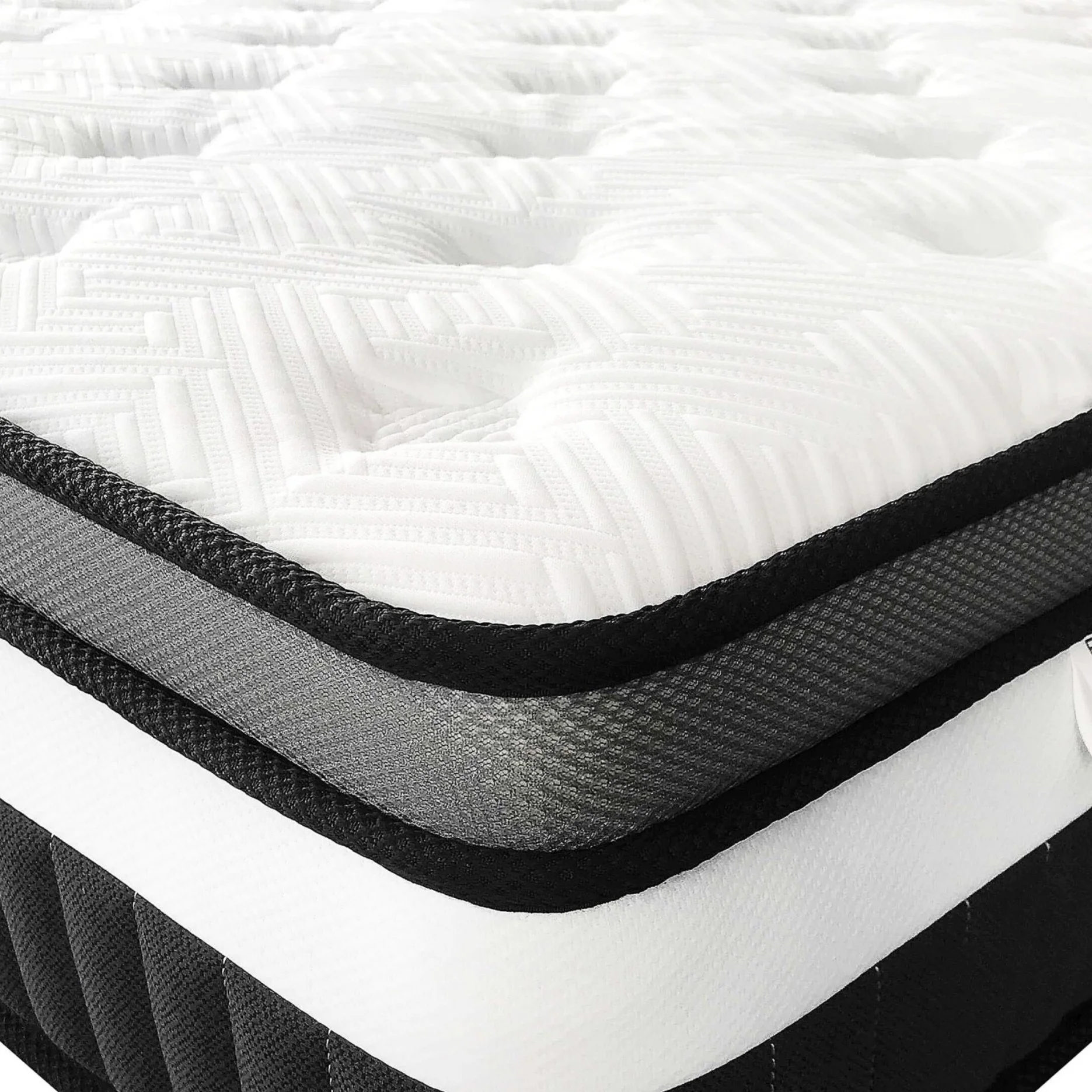 Queen Size Mattress in a Box, 14 Inch Gel Memory Foam Mattress for Cool Night & Pressure Relief, Medium Plush Feel with Motion Isolating, Breathable Fabric - Image 6