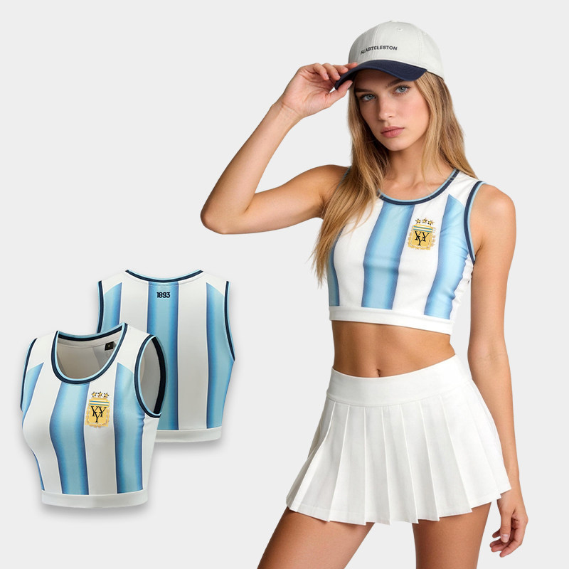 World National Team Cup Cheerleader Crop Top