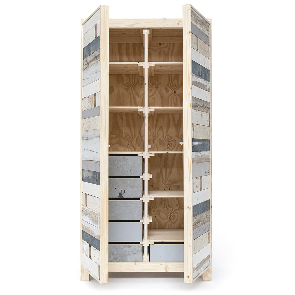 Armoire en bois de rebut - Piet Hein Eek