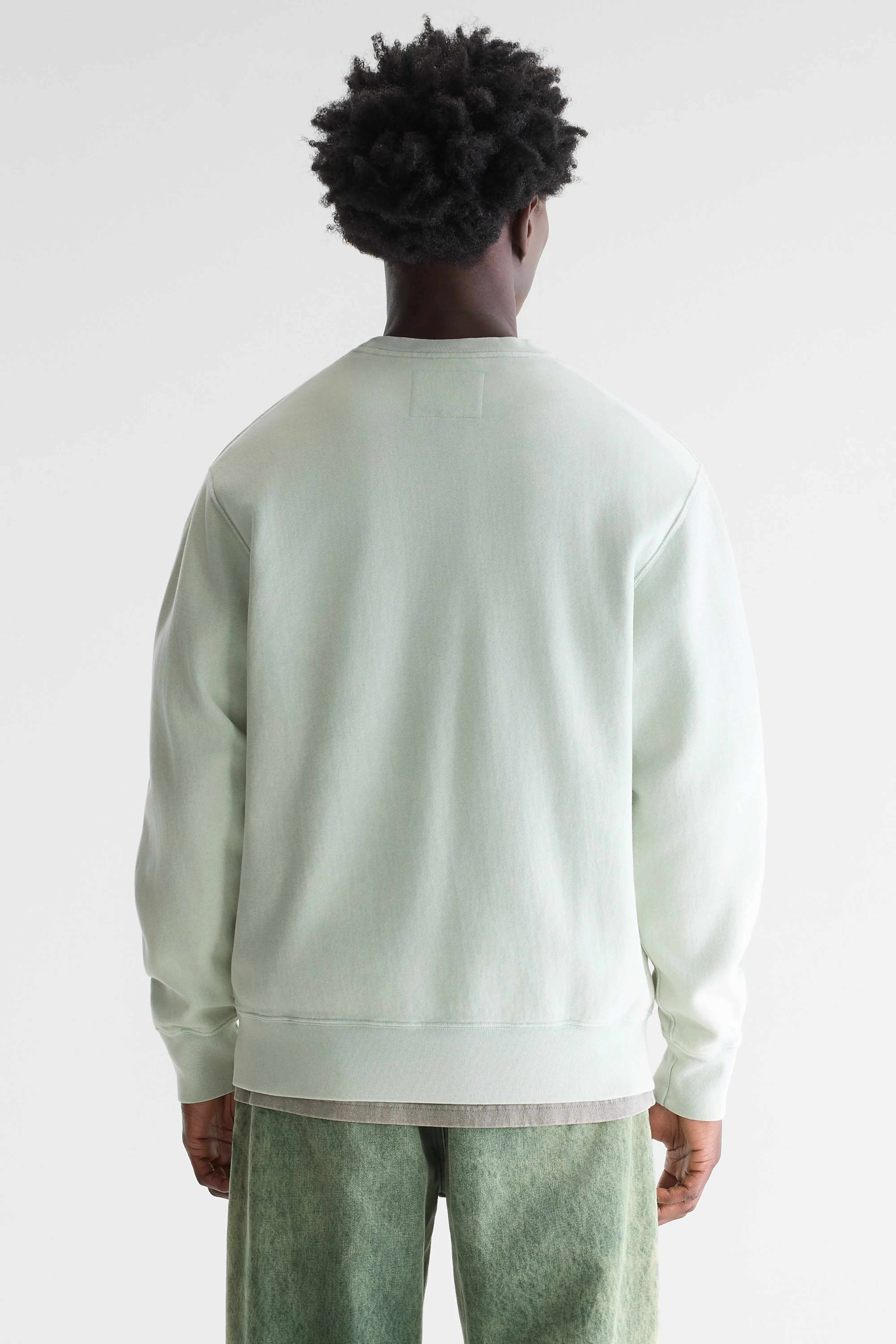 Bellerose Flake crewneck sweatshirt (261 / M / AQUA)