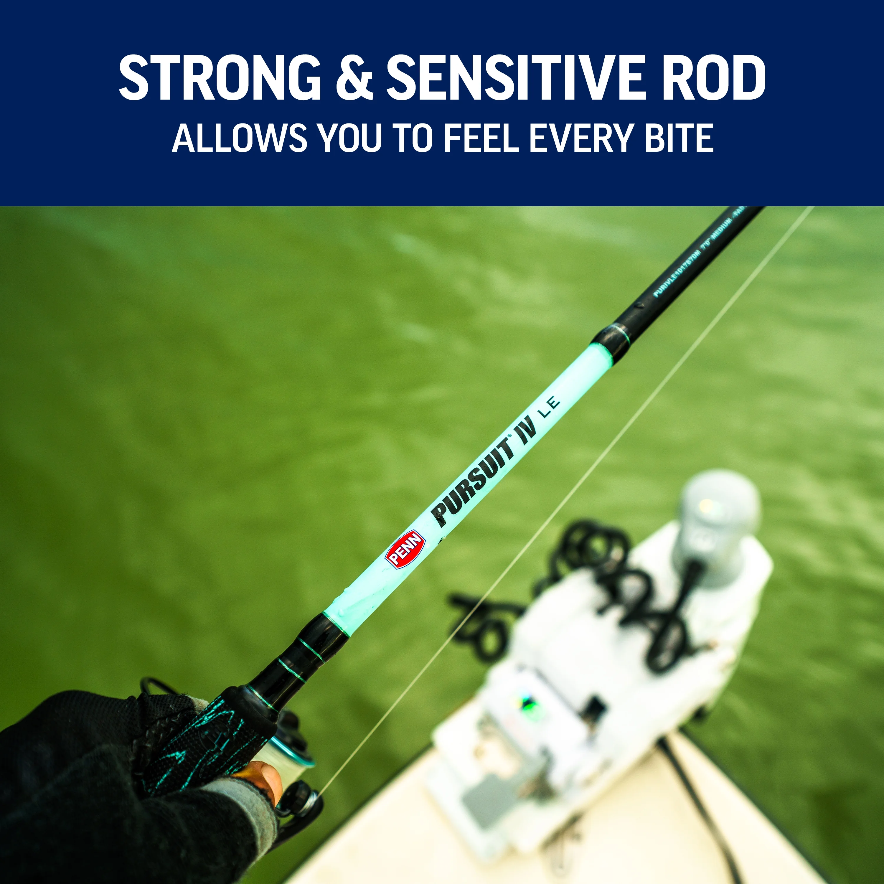 PENN Pursuit? IV LE Combo, 7' Medium Light Fishing Rod, 3000 Size Reel - Image 6