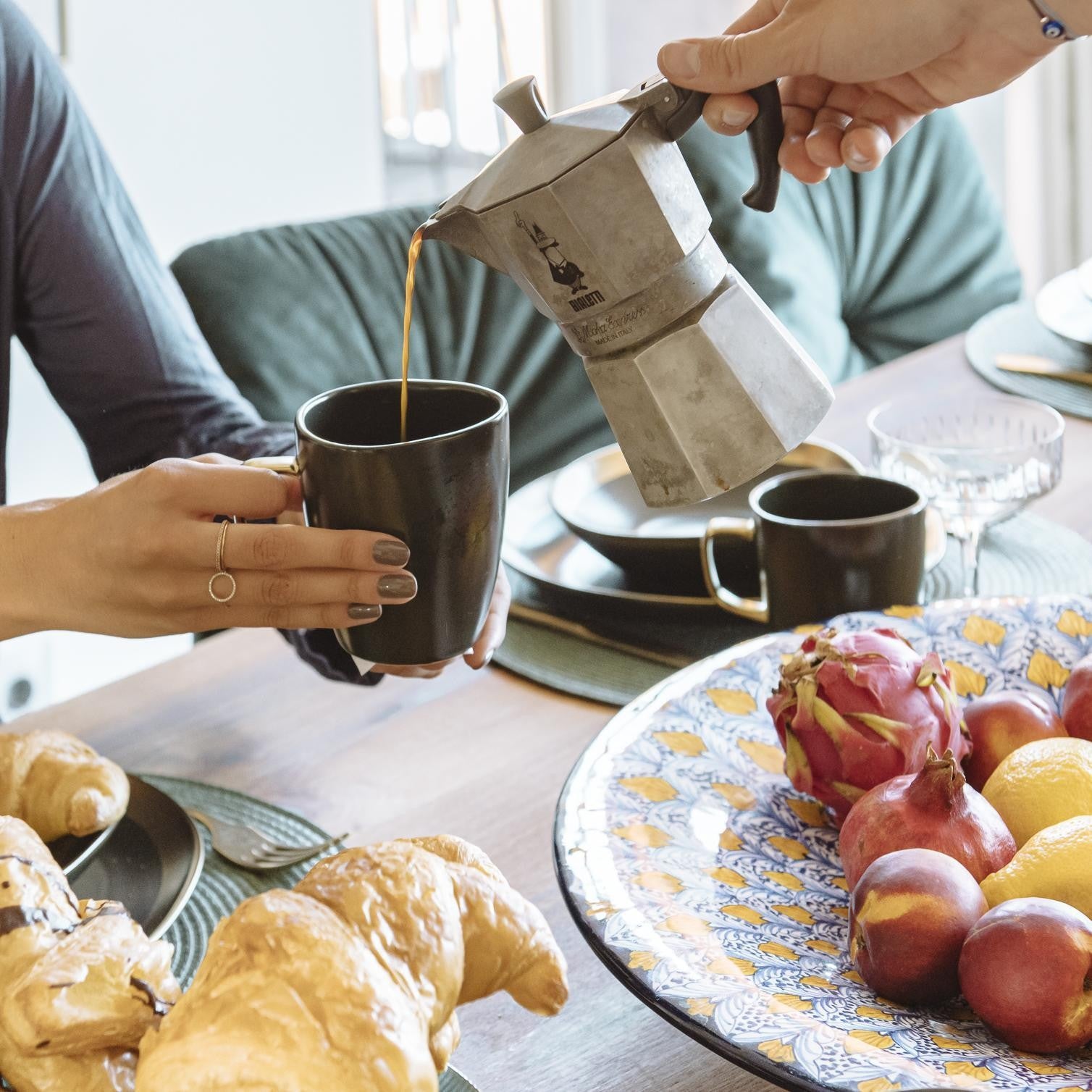 Mokken Vibrations groen (6 Set) Kare Design